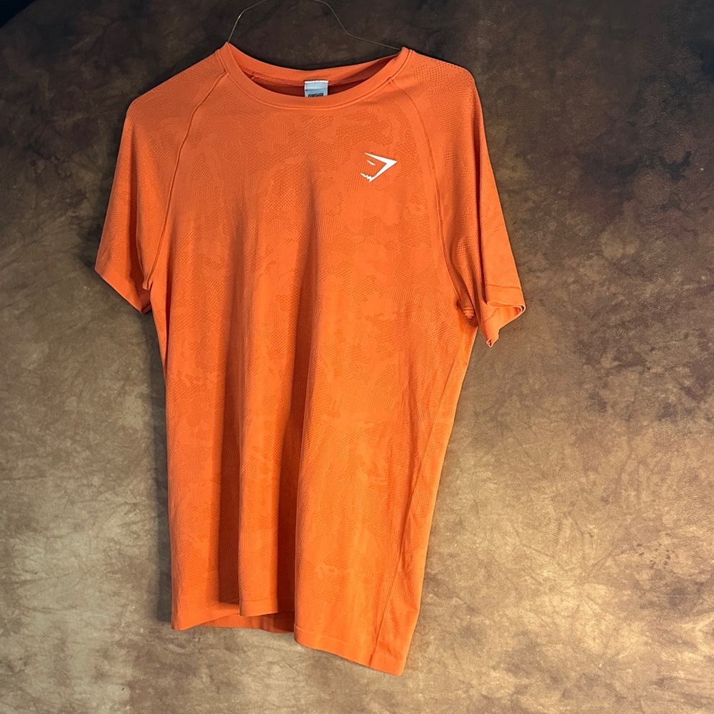 Gymshark Vibrant Orange Short Sleeve Shirt